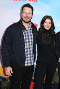 Chris Pratt and Katherine Schwarzenegger pictured together at Netflix's Fubar premiere in May 2023