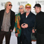 REM reunited at the Songwriters Hall of Fame on June 13 in New York City where they performed their hit, Losing my Religion