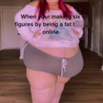 A woman who is a size 34 has revealed that mean trolls slam her for sharing body positive content online
