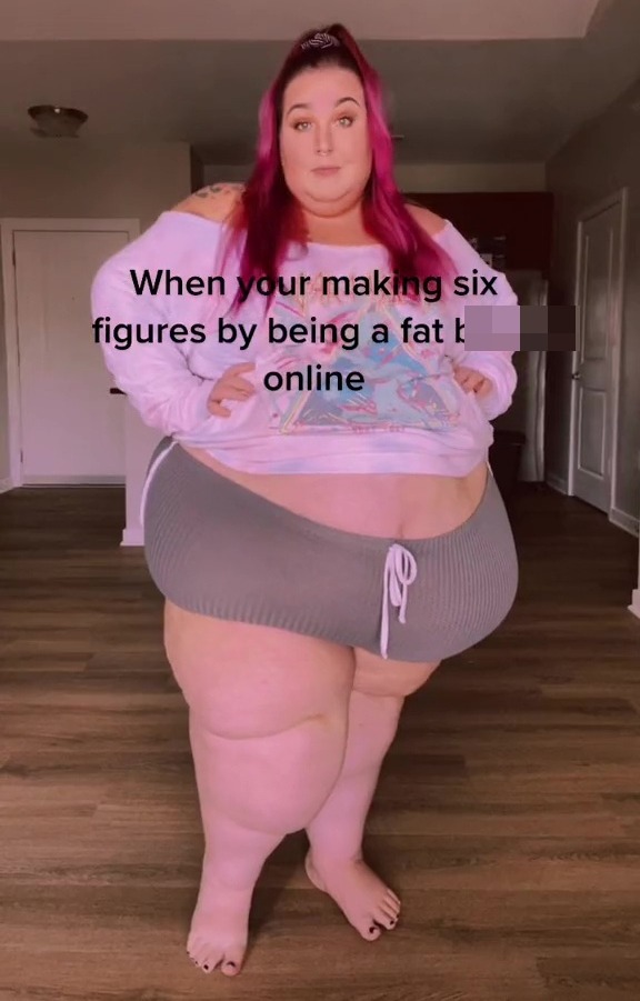 A woman who is a size 34 has revealed that mean trolls slam her for sharing body positive content online