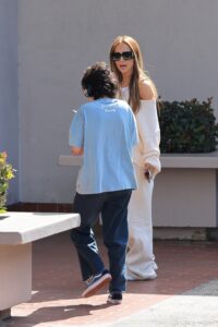 Jennifer 'JLo' Lopez was spotted with her 16-year-old daughter, Emme, as the two ran errands around Los Angeles