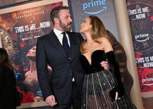 Ben Affleck, left, and Jennifer Lopez are photographed together on Feb. 13, 2024, in Los Angeles, California.