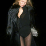 Kate Moss enjoys a night out with a mystery admirer