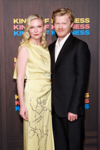 Jesse Plemons showed off his slim figure and chiseled face while attending the Kinds of Kindness premiere in New York City on Thursday