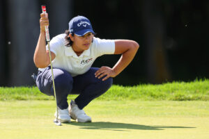 LPGA Rookie Hira Naveed in Workout Gear Has "Cool Experience"