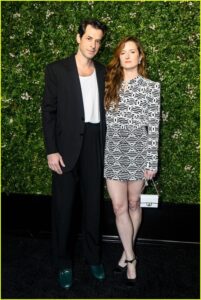 Mark Ronson and Grace Gummer at the Chanel Tribeca Dinner