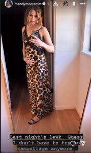 Mandy Moore Posts Pic of Baby Bump After 3rd Pregnancy Reveal