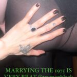 Matty Healy's Girlfriend, Gabreitte Betchel, flaunts engagement ring