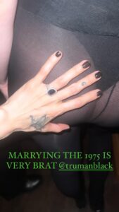 Matty Healy's Girlfriend, Gabreitte Betchel, flaunts engagement ring