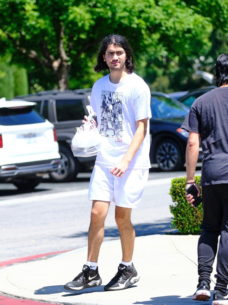 Photos captured Michael Jackson's youngest son, Blanket, out and about in Los Angeles, California