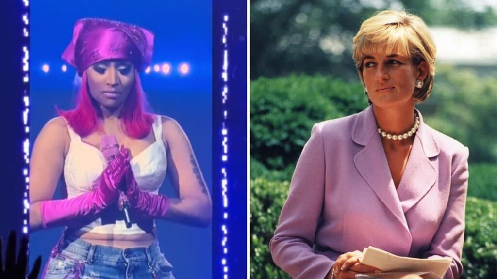 Nicki Minaj holds moment of silence for “dear friend” Princess Diana at UK concert