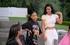 Fans noticed North throwing shade and 'side-eyeing' guests at an event