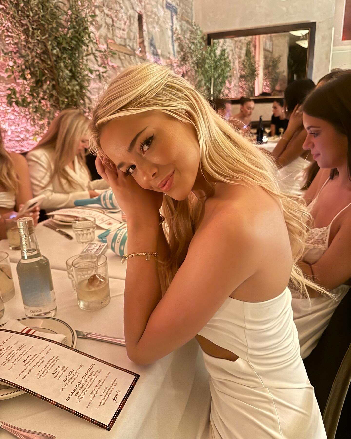 The LSU gymnast star Dunne had gone to a fancy restaurant in Manhattan with her friends on the same day