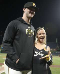 Pittsburgh Pirates pitcher Paul Skenes and LSU gymnast Olivia Dunne went public in August 2023