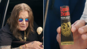 Ozzy Osbourne in Liquid Death's Hilarious Death Dust Ad