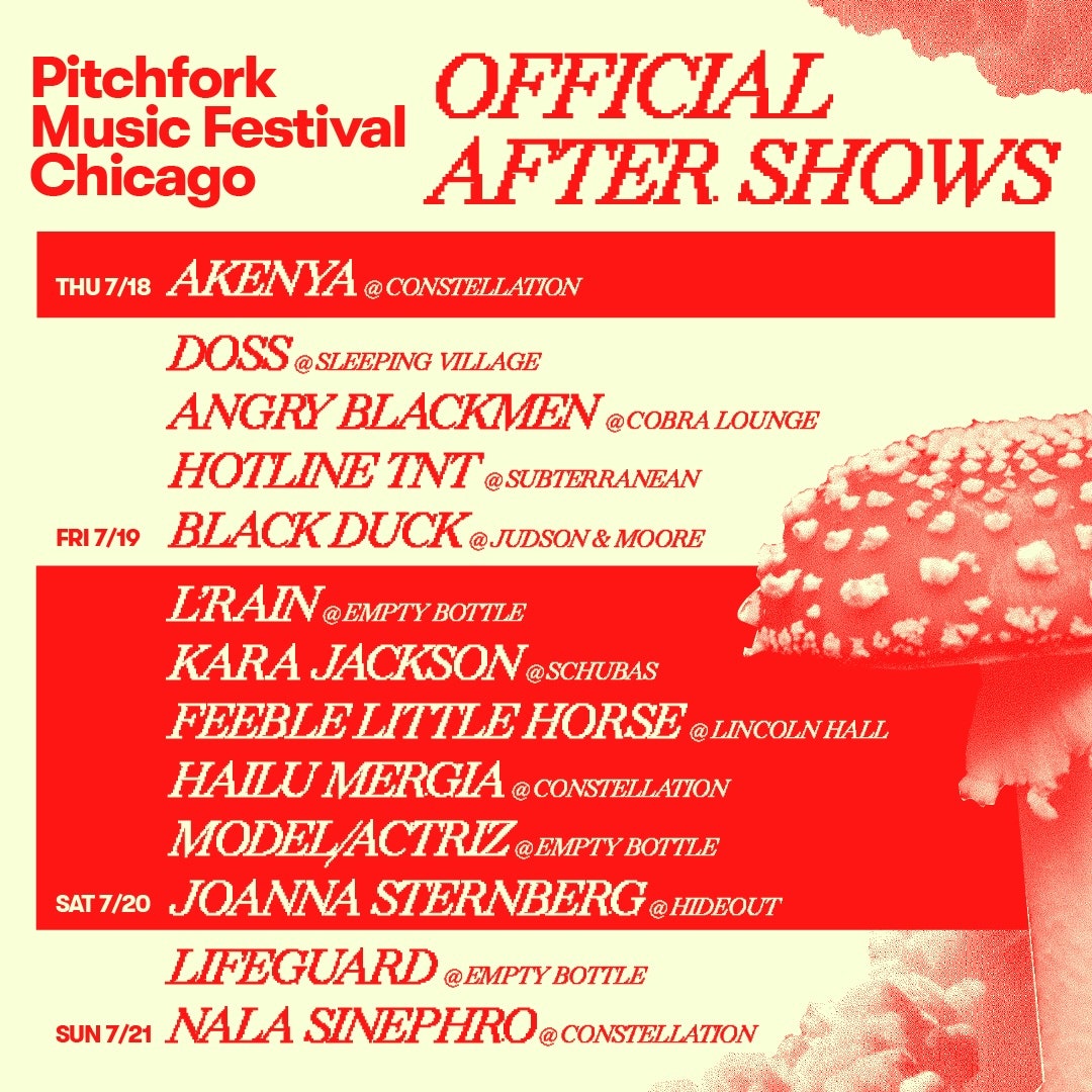 Pitchfork Music Festival 2024 AfterShows Announced Cirrkus News
