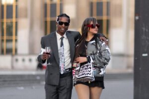 As Paris was fast asleep, Rihanna and her partner Asap Rocky were still roaming the streets