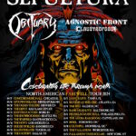 SEPULTURA Announces North American Leg Of Farewell Tour; OBITUARY And AGNOSTIC FRONT To Support