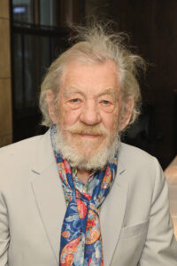 Sir Ian McKellen has been rushed to hospital after falling off the stage during a live performance
