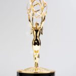 Photo of an Emmy Trophy, in Los Angeles, California, September 16, 2021.