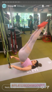 Sophie Choudry In Workout Gear Says “Good Health Is the Greatest Wealth”