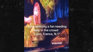 Taylor Swift Calls For Security in French to Help Fan at Concert