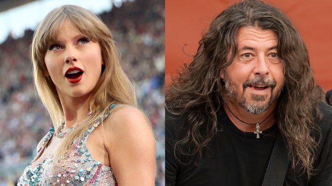 Taylor Swift and Dave Grohl
