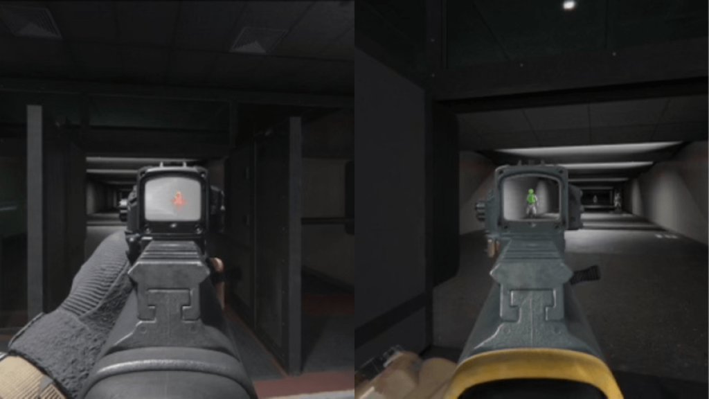 Call Of Duty Microtherm Sight Comparison, Default VS Fallout Bundle