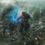 Godzilla destroys a city in Godzilla Minus One.