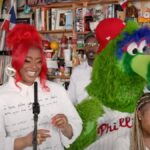 Tierra Whack Performs with Phillie Phanatic on Tiny Desk: Watch