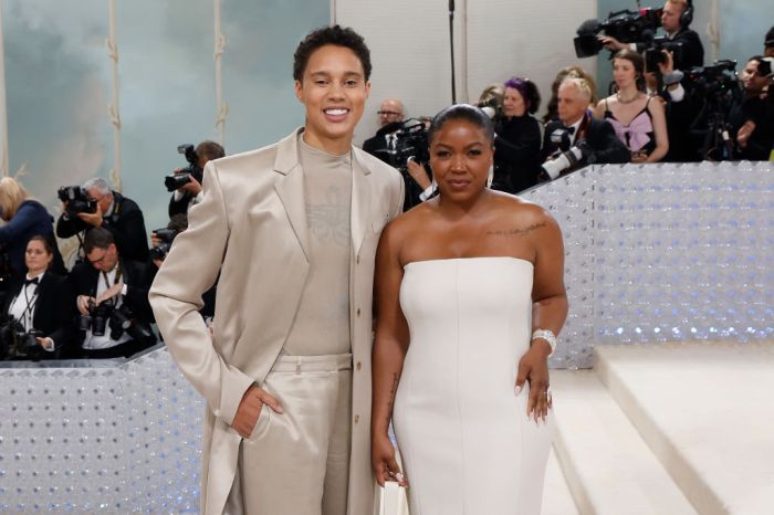 Brittney Griner & Cherelle Griner attend The 2023 Met Gala Celebrating