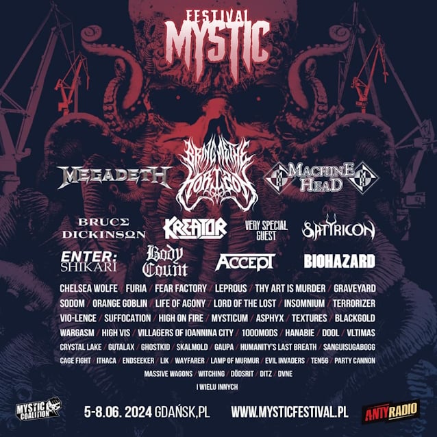 Watch: MACHINE HEAD's ROBB FLYNN Joins VIO-LENCE On Stage At Poland's MYSTIC FESTIVAL