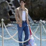 Joe Jonas pictured leaving Hotel du Cap-Eden-Roc in May 2024