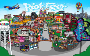 Riot Fest will take place in Riot Land in 2024