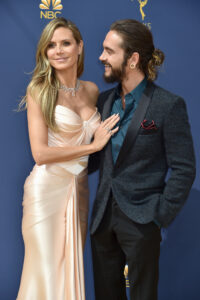 Heidi Klum and Tom Kaulitz attend the 2018 Emmy Awards