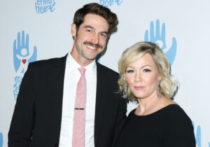 Jennie Garth and Dave Abrams pictured together in November 2015