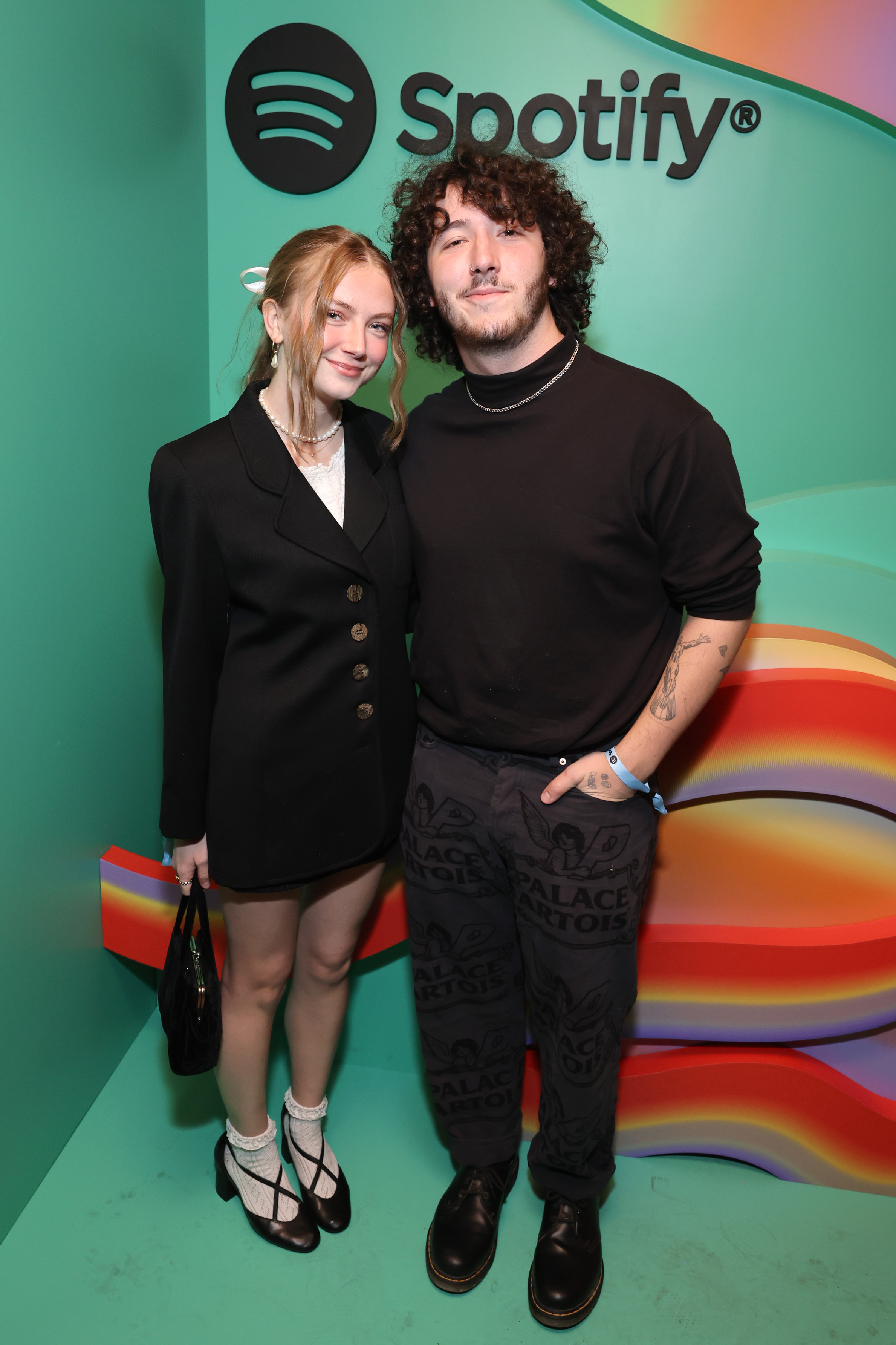 Anna Olson and Frankie Jonas attended Spotify's 2023 Wrapped at Grandmaster Recorders on November 30, 2023, in Los Angeles, California