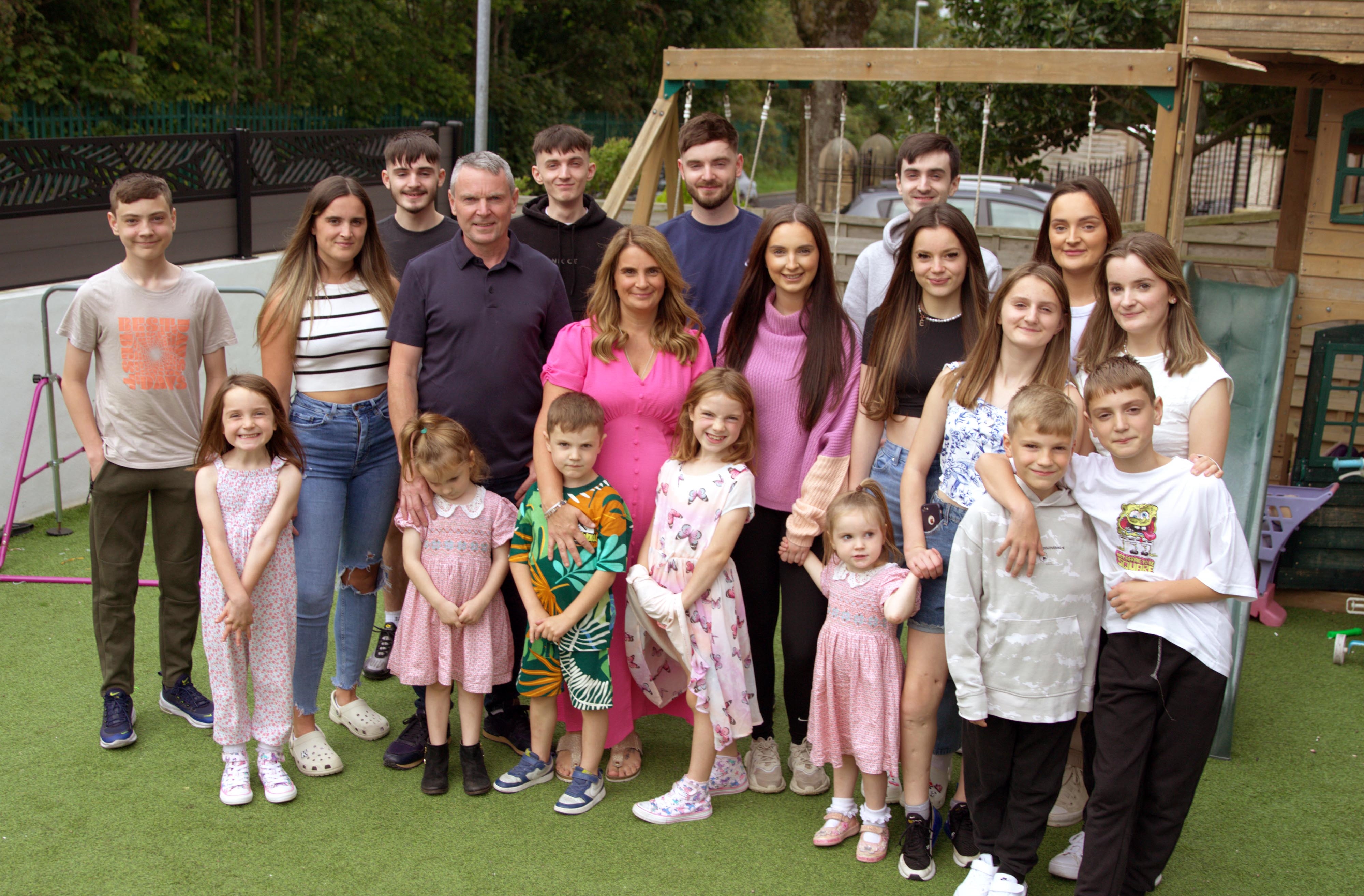 The Radfords are Britain's biggest family with 22 kids
