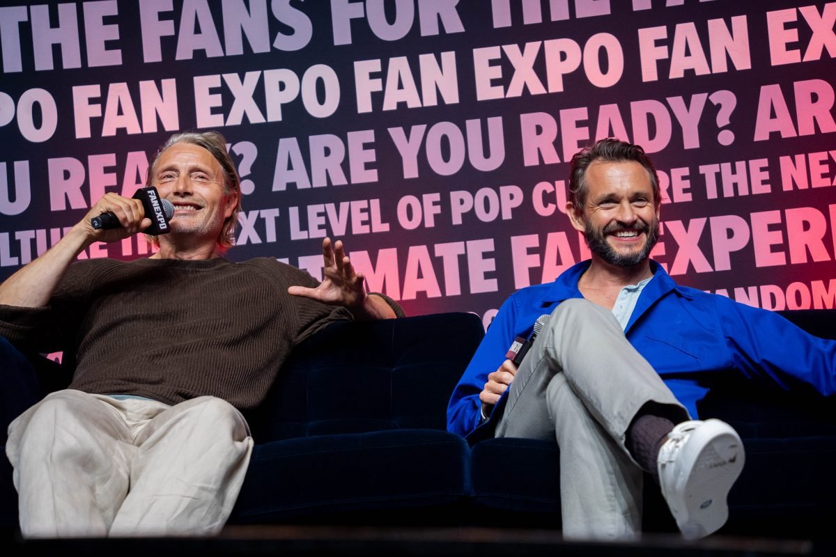 Hugh Dancy and Mads Mikkelsen at Fan Expo Boston