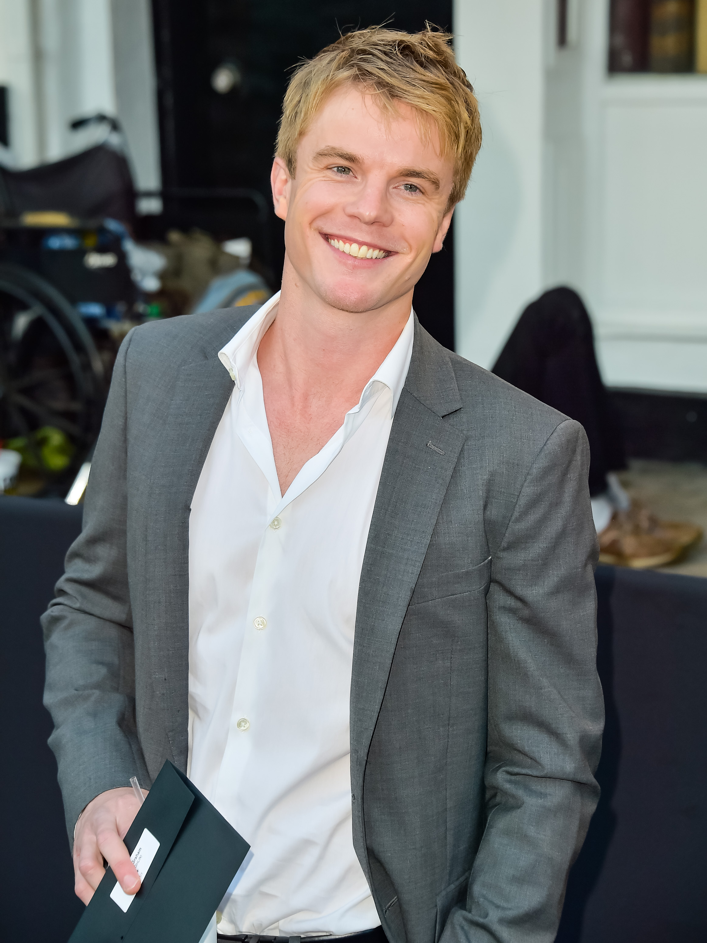 Graham Rogers is seen at the premiere of Black Bird at Regency Bruin Theatre on June 29, 2022, in Los Angeles, California