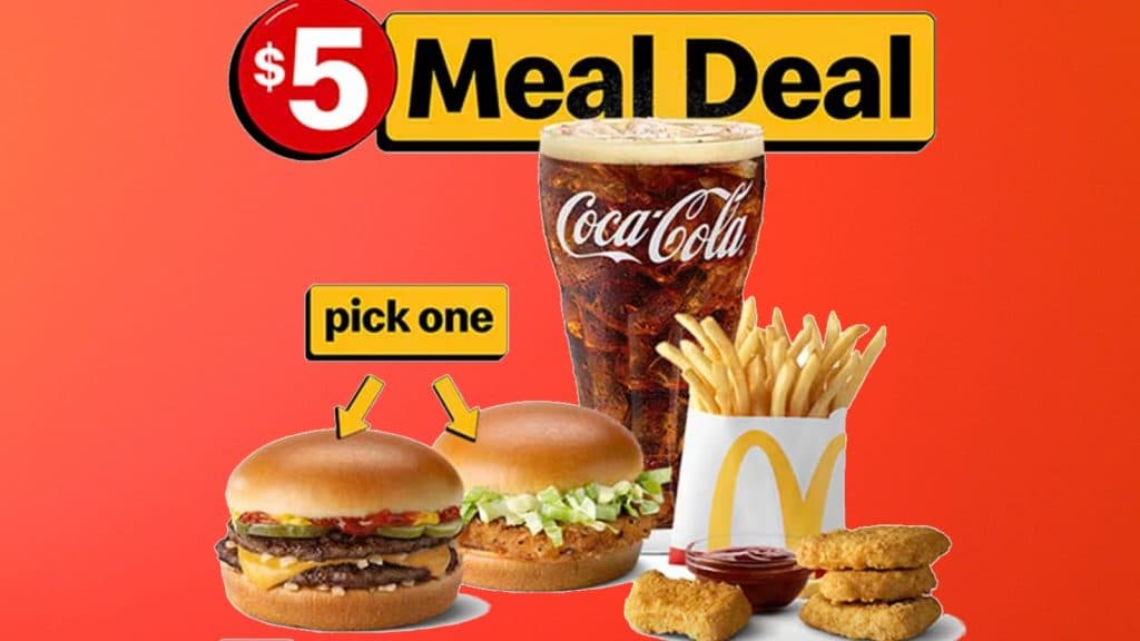 McDonald's $5 value meal