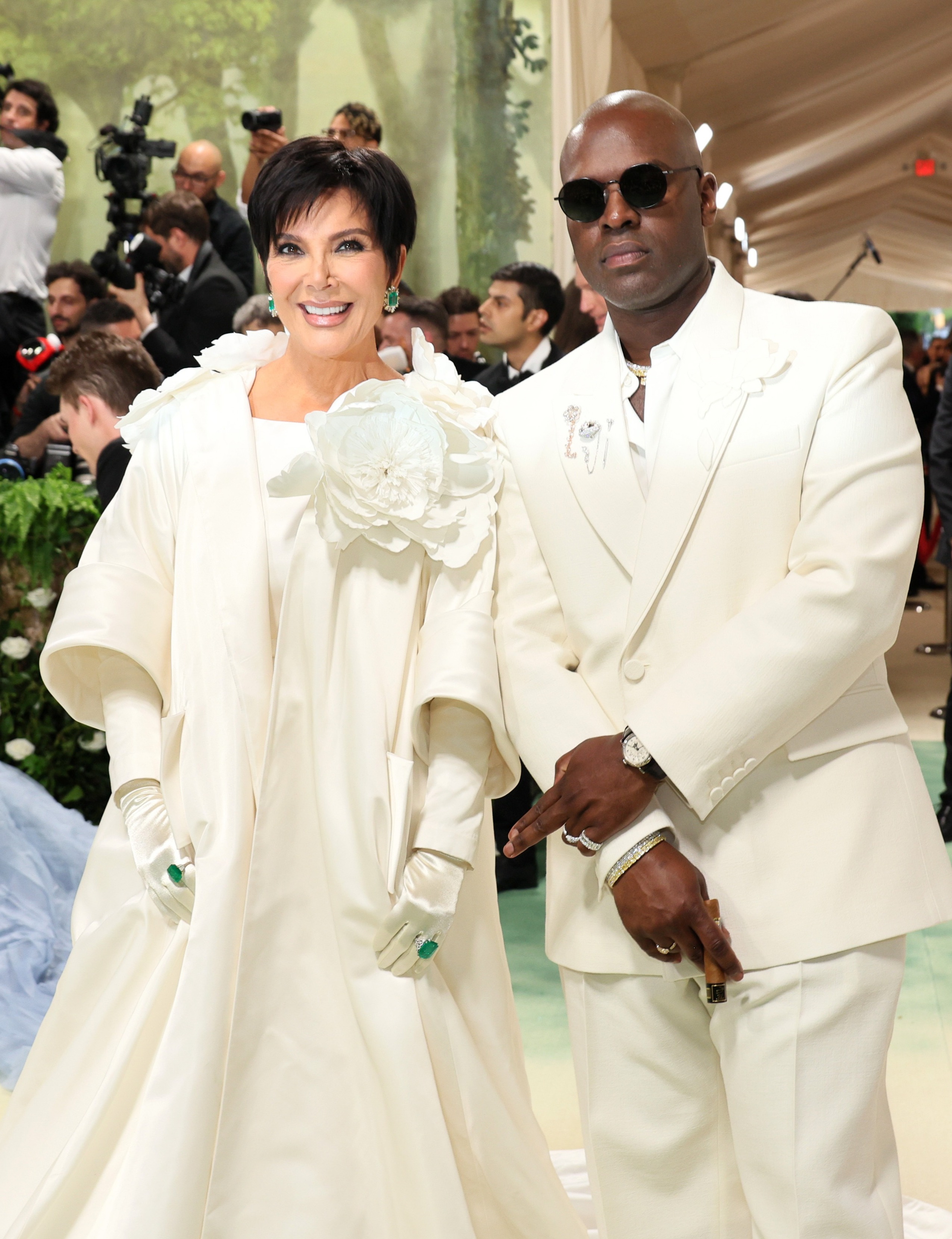 Kris Jenner pictured with her longtime boyfriend Corey Gamble