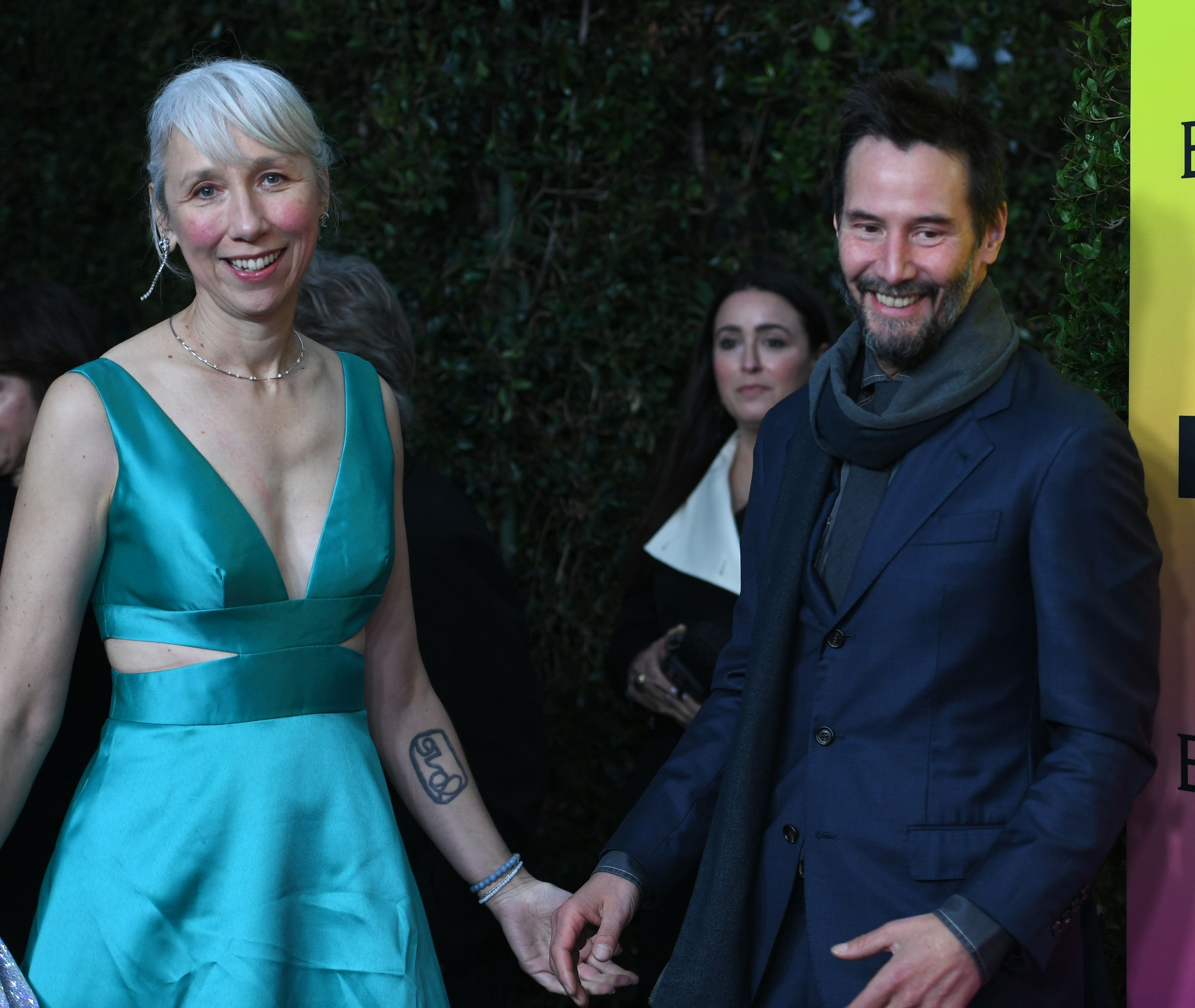 Alexandra and Keanu, seen here at the MOCA Gala in April, have been dating for years, and keep their relationship private