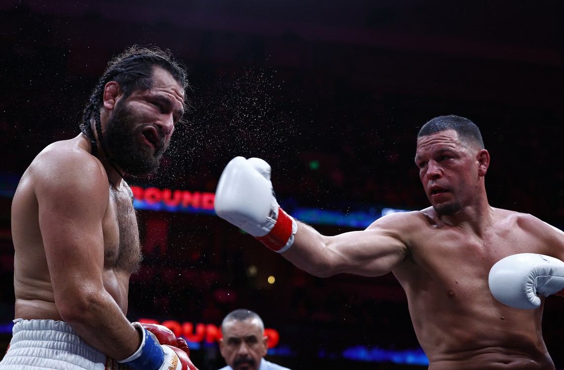 Jorge Masvidal was beaten by Nate Diaz in their boxing rematch