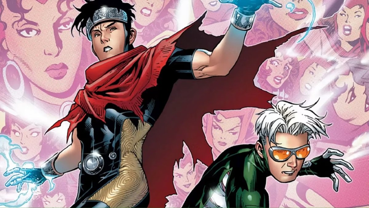Wiccan and his twin brother Speed, both Young Avengers. 