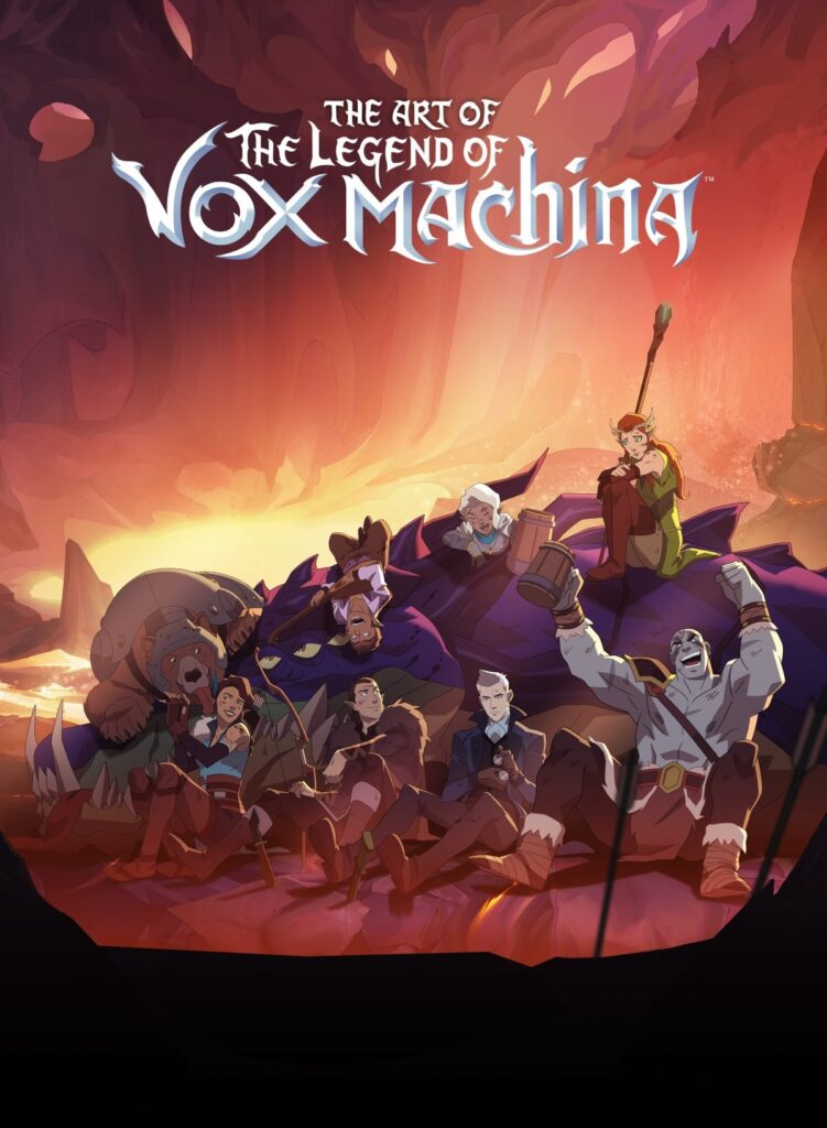 The Art of the Legend of Vox Machina art book cover