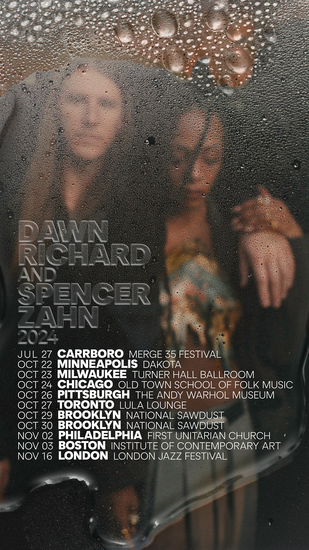 Dawn Richard & Spencer Zahn: 2024 Tour