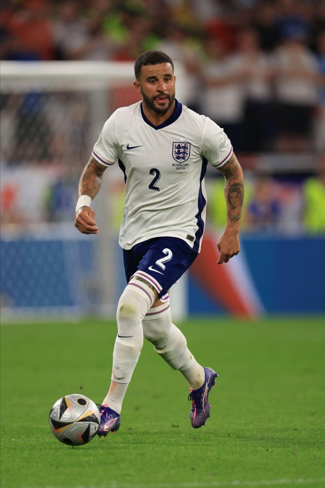 Kyle Walker was part of the England team that defeated the Netherlands 2-1 in the semi-finals of the Euros in Germany