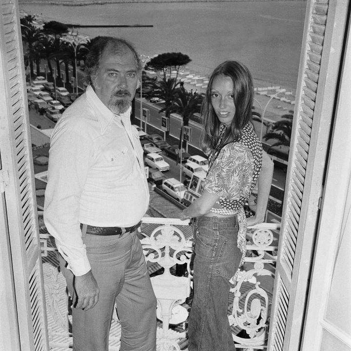 Director Robert Altman and Duvall attend the Cannes Film Festival in 1974 in Cannes, France.