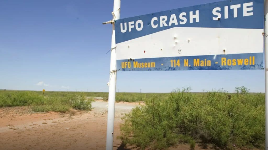 Roswell UFO crash site